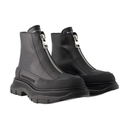 Tread Slick Stiefeletten - Alexander Mcqueen - Leder - Schwarz