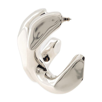 Chain Hoop Ohrringe - Alexander Mcqueen - Messing - Silber