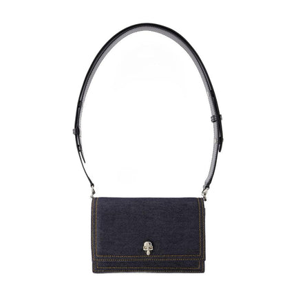 Small Skull Bag Schultertasche - Alexander Mcqueen - Leder - Schwarz