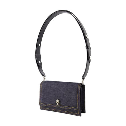 Small Skull Bag Schultertasche - Alexander Mcqueen - Leder - Schwarz