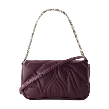 Tasche The Seal Small - Alexander Mcqueen - Leder - Night Shade