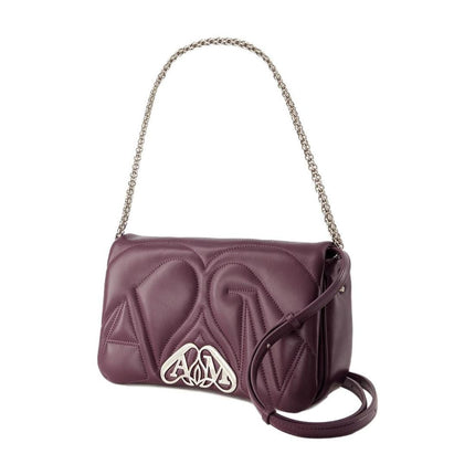 Tasche The Seal Small - Alexander Mcqueen - Leder - Night Shade
