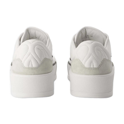 Oversized Sneakers - Alexander Mcqueen - White/Black - Leather