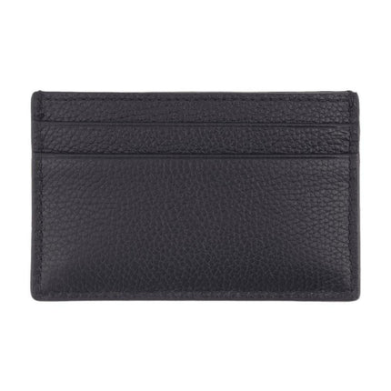 Kartenhalter - Alexander McQueen - Leder - Schwarz/Kaki