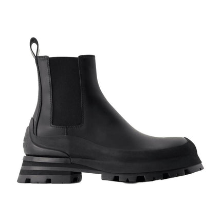 Wander Stiefeletten - Alexander Mcqueen - Leder - Schwarz