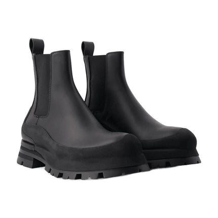 Wander Stiefeletten - Alexander Mcqueen - Leder - Schwarz