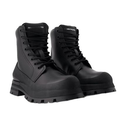 Wander Stiefeletten - Alexander Mcqueen - Leder - Schwarz