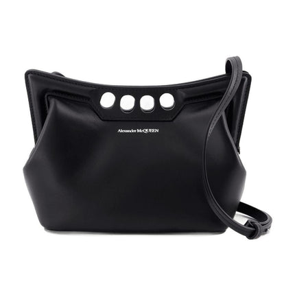 The Mini Peak Handtasche - Alexander McQueen - Leder - Schwarz