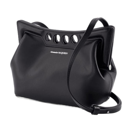 The Mini Peak Handtasche - Alexander McQueen - Leder - Schwarz