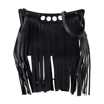 The Mini Peak Schultertasche - Alexander McQueen - Leder - Schwarz