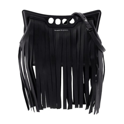 The Mini Peak Schultertasche - Alexander McQueen - Leder - Schwarz