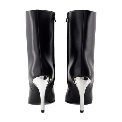 Seal Stiefeletten - Alexander McQueen - Leder - Schwarz