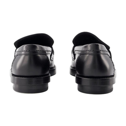 Seal Mokassins - Alexander McQueen - Leder - Schwarz/Silber
