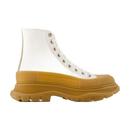 Tread Stiefeletten - Alexander McQueen - Leder - Beige