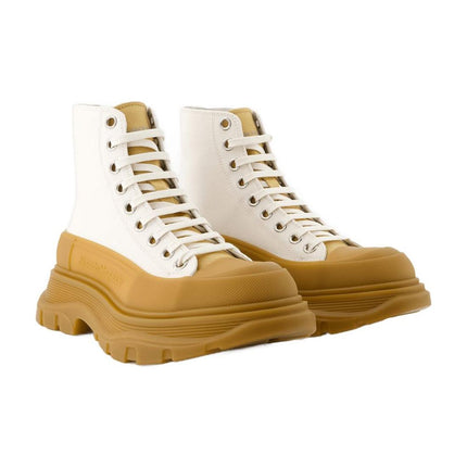 Tread Stiefeletten - Alexander McQueen - Leder - Beige