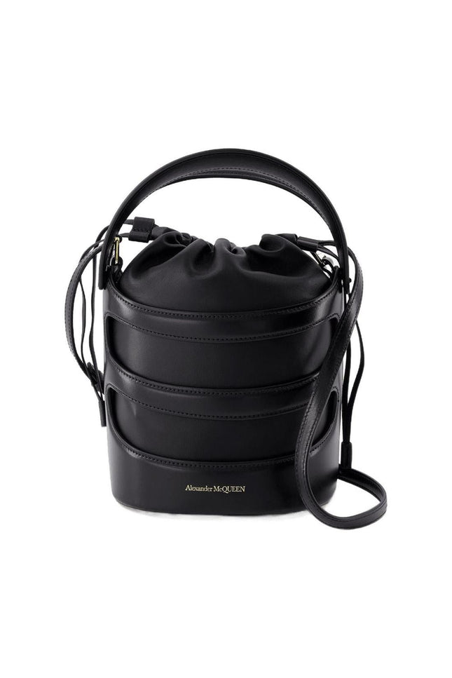 Rise Handtasche - Alexander McQueen - Leder - Schwarz
