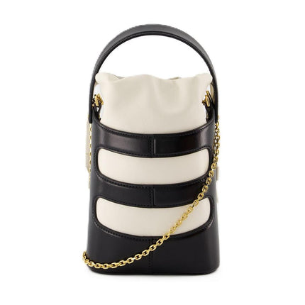 The Rise Mini Schultertasche - Alexander McQueen - Leder - Schwarz