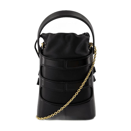 The Rise Mini Schultertasche - Alexander McQueen - Leder - Schwarz