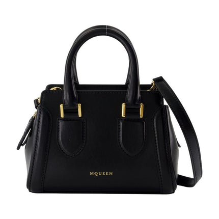Birdee Mini Handtasche - Alexander McQueen - Leder - Schwarz