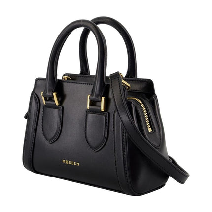 Birdee Mini Handtasche - Alexander McQueen - Leder - Schwarz