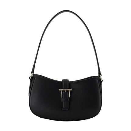Mini-Schultertasche T Bar - Alexander McQueen - Leder - Schwarz