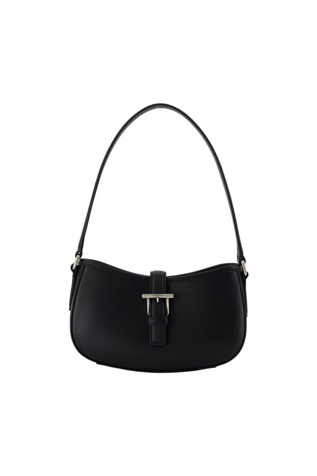 Mini-Schultertasche T Bar - Alexander McQueen - Leder - Schwarz