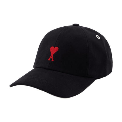 Red Adc Cap - AMI Paris - Baumwolle - Schwarz
