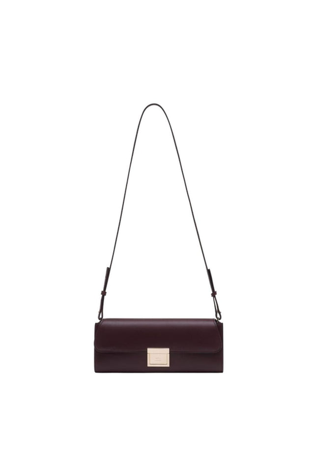 Mimi Schultertasche - AMI Paris - Leder - Bordeaux