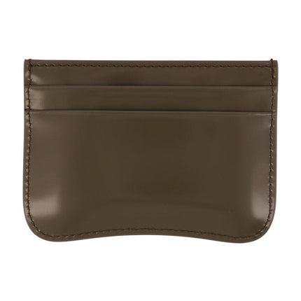 Kartenhalter Paris Paris - AMI Paris - Leder - Khaki