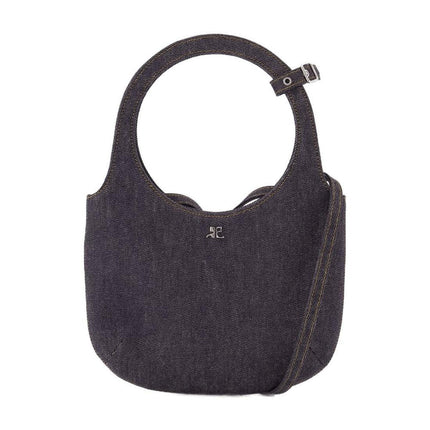 Holy Schultertasche - Courreges - Baumwolle - Grau