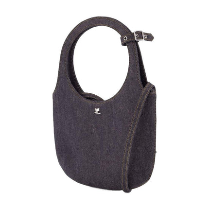 Holy Schultertasche - Courreges - Baumwolle - Grau