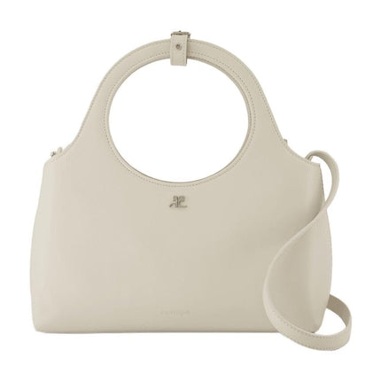 Holy Day Schultertasche - Courreges - Leder - Weiß