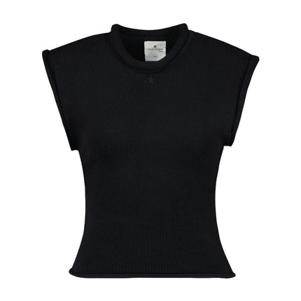 Tank Top - Courreges - Baumwolle - Schwarz