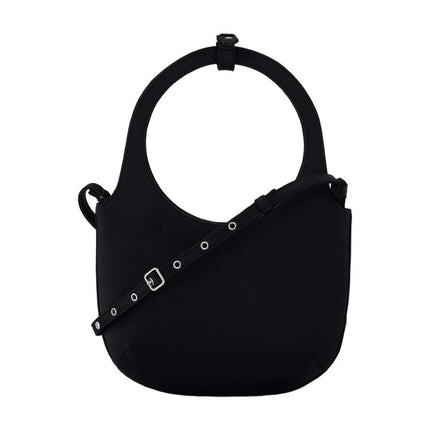 Holy Schultertasche - Courreges - Satin - Schwarz