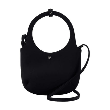Holy Schultertasche - Courreges - Satin - Schwarz