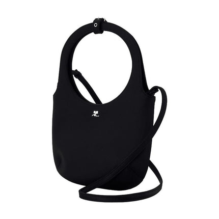 Holy Schultertasche - Courreges - Satin - Schwarz