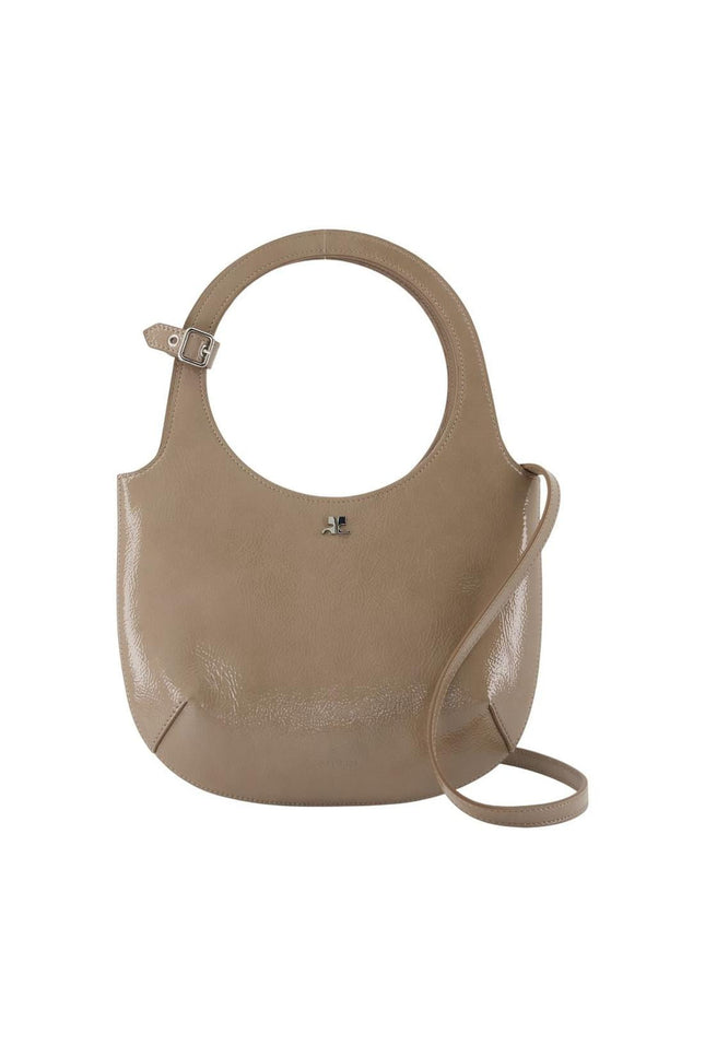 Holy Handtasche - Courreges - Leder - Braun