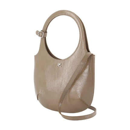 Holy Handtasche - Courreges - Leder - Braun