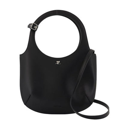 Holy Handtasche - Courreges - Leder - Schwarz