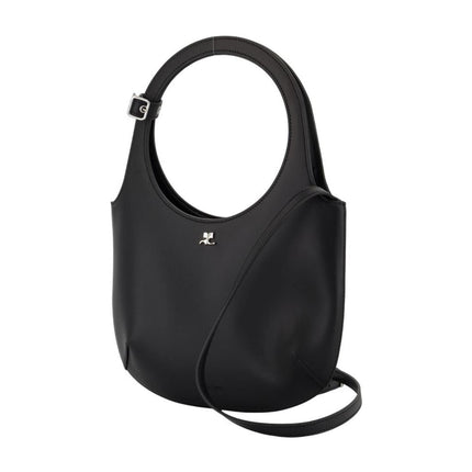 Holy Handtasche - Courreges - Leder - Schwarz