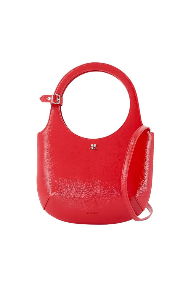 Holy Handtasche - Courreges - Leder - Rot