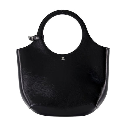 Medium Holy Handtasche - Courreges - Leder - Schwarz