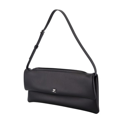 Cuff Clutch - Courreges - Leder - Schwarz