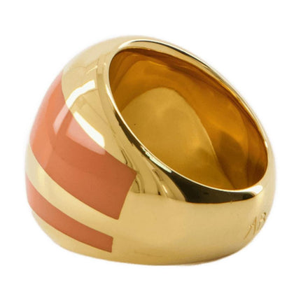 Ring - Aurélie Bidermann - Orange Tamarin - Gold Metal