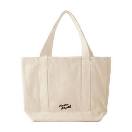 Tote Bag Fox Head - Maison Kitsune - Baumwolle - Beige
