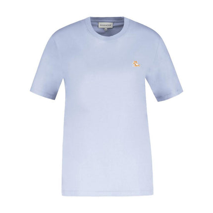 Chillax Fox Patch T-Shirt - Maison Kitsune - Baumwolle - Blau