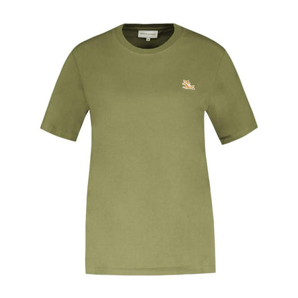 Chillax Fox Patch T-Shirt - Maison Kitsune - Baumwolle - Grün