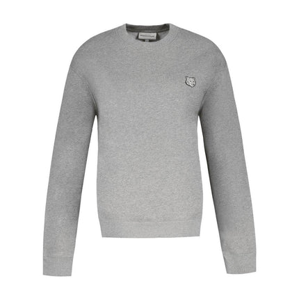 Sweatshirt Fox Head Patch Comfort - Maison Kitsune - Baumwolle - Grau