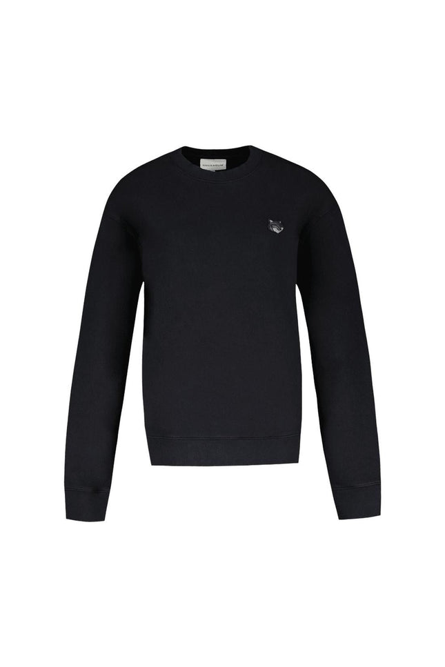 Sweatshirt Fox Head Patch Comfort - Maison Kitsune - Baumwolle - Schwarz