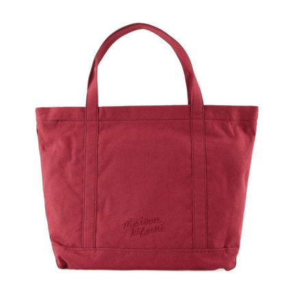 Fox Head Large Cabas - Maison Kitsune - Leder - Rot